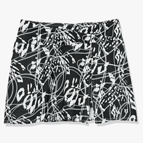 EleVen-Venus Williams 90’s Girl Tennis Skirt Black&White Chain Pattern   L   NWT - Picture 5 of 9